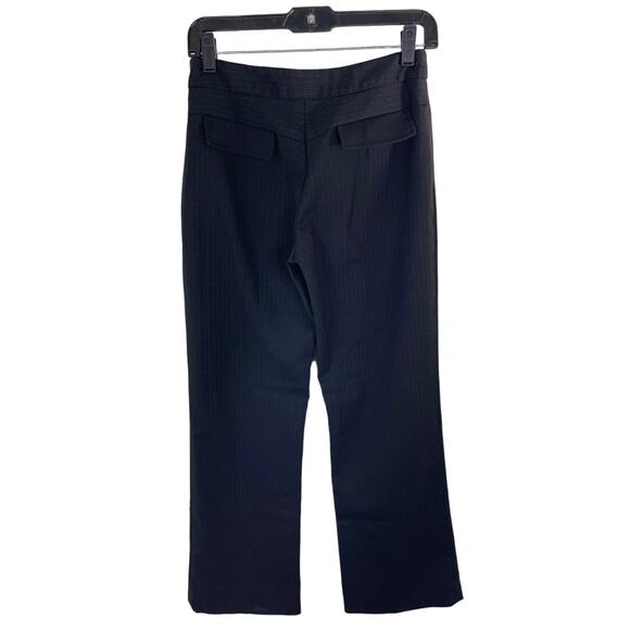 BCBG MAX AZRIA Black Pinstripe Dress Pants - Picture 2 of 6